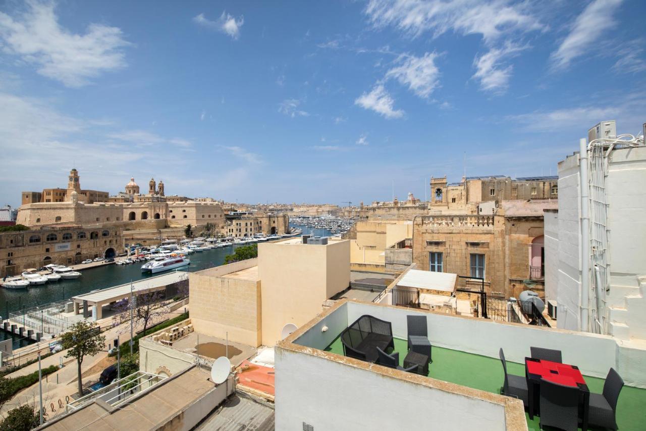 Traditional & Modern Maltese Townhouse - Rooftop Terrace And Sea Views, Close To Birgu Waterfront Cospicua Exterior foto