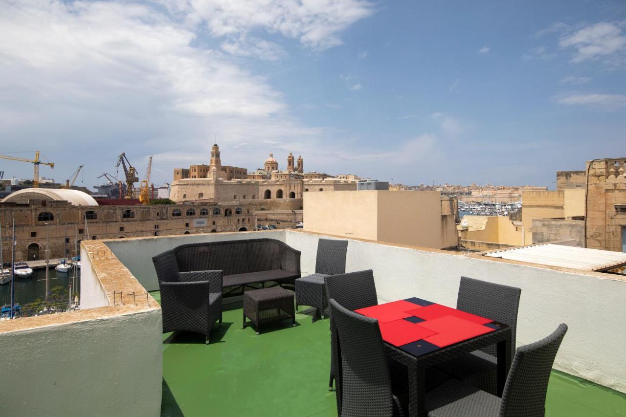 Traditional & Modern Maltese Townhouse - Rooftop Terrace And Sea Views, Close To Birgu Waterfront Cospicua Exterior foto